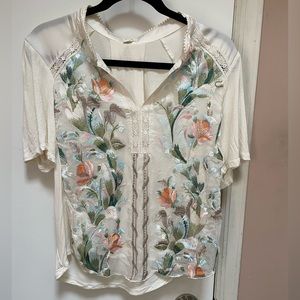 Anthropologie  TINY - Embroidered Blouse - Size S
